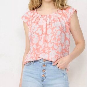 Women's LC Lauren Conrad Pleat Neck Top